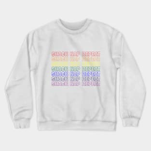 Snack Nap Repeat Crewneck Sweatshirt